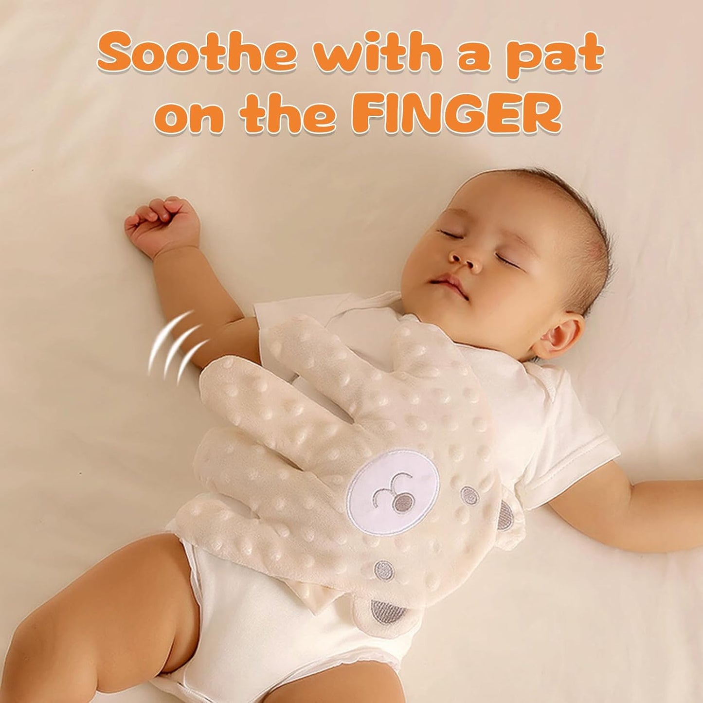 Newborn Soothing Hand Pillow – Electric Patter Glove for Baby Sleep & Comfort