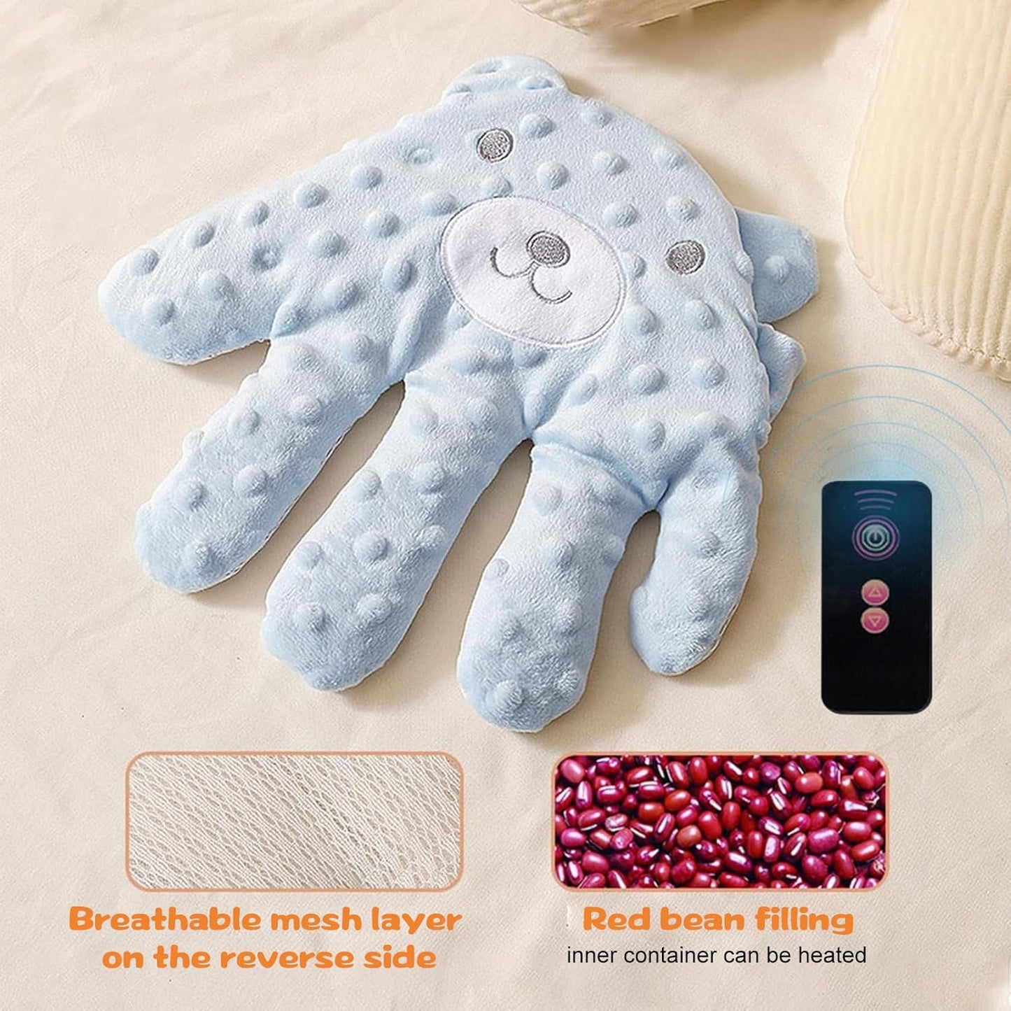 Newborn Soothing Hand Pillow – Electric Patter Glove for Baby Sleep & Comfort