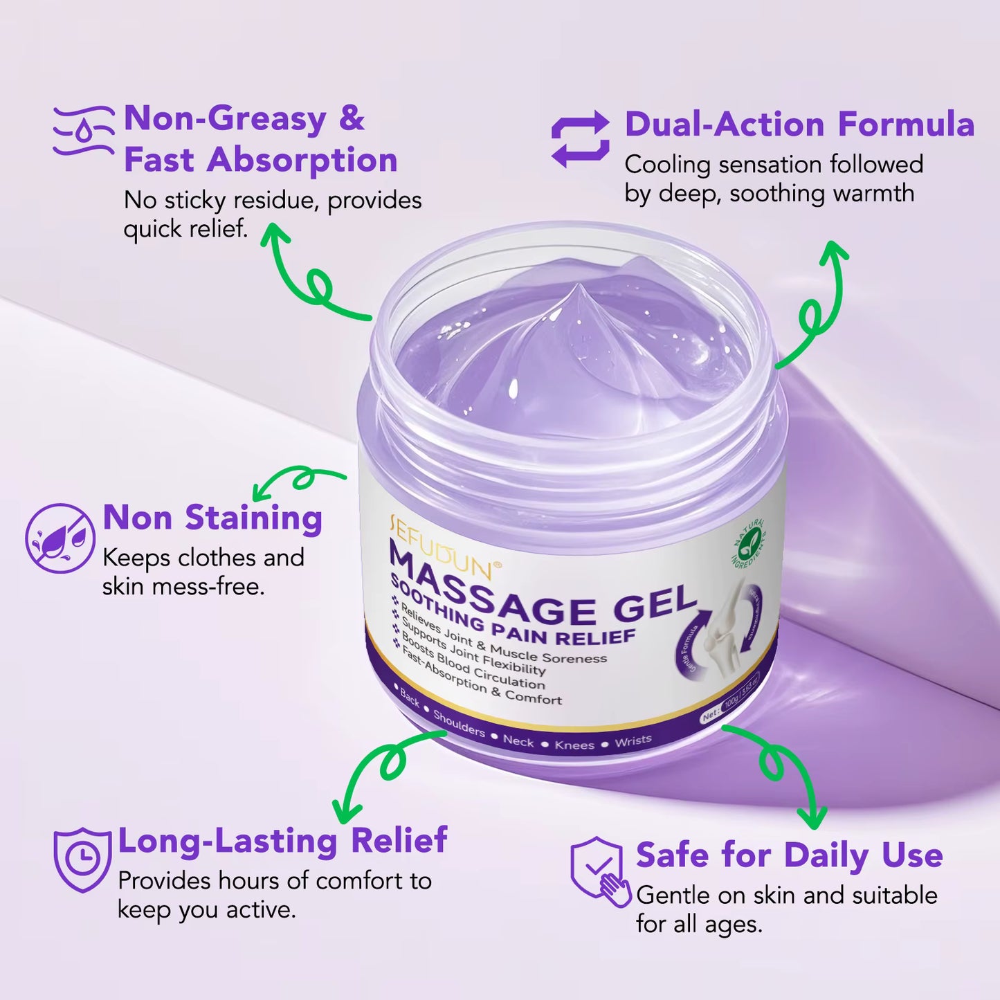 Pain Relief Massage Gel